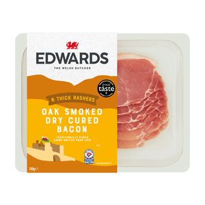Dry Cured Oak Smoked Bacon 240g