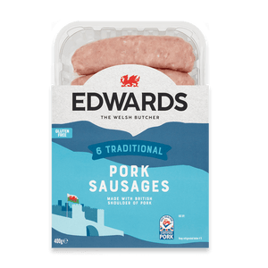 Selsig Porc Traddodiadol