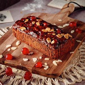 Farmhouse Fruit Cake with Cherries & Almonds
