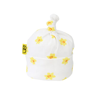 Organic Cotton Baby Hat - Daffodil Design