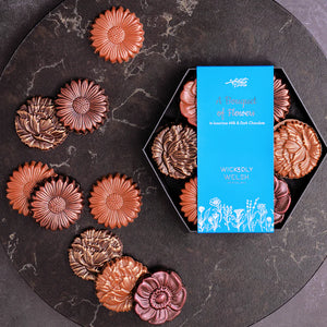 A Bouquet of Chocolate Flowers 125g