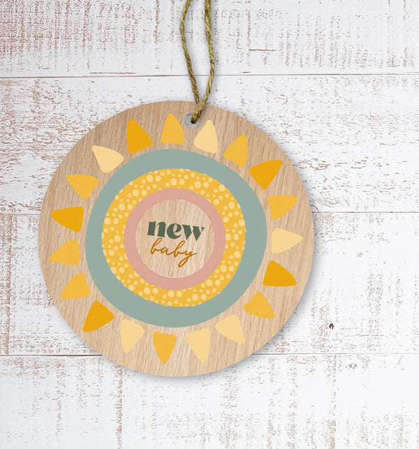 New Baby Wooden Gift Decoration