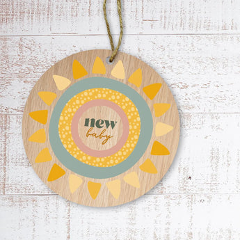 New Baby Wooden Gift Decoration