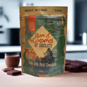 Rum and Caramel Hot Chocolate