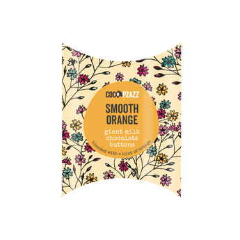Giant Milk Chocolate Buttons - Smooth Orange