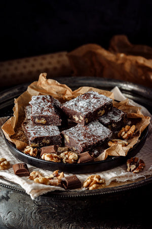 Luxury Letterbox Chocolate & Walnut Brownies